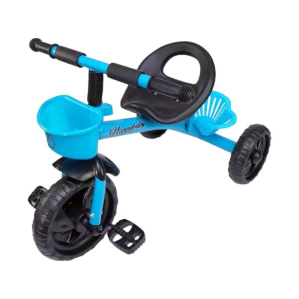 TRICICLO INFANTIL CON CESTA Y PEDAL DE METAL