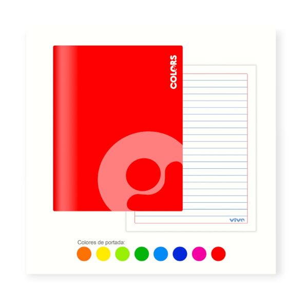 cuaderno 80 hojas rayado engrapado