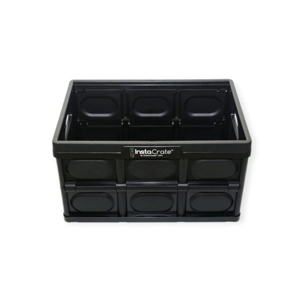 caja plegable color negro greenmade capacidad de 12 galones