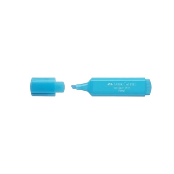 RESALTADOR FABER CASTELL 46 BX1 PASTEL CELESTE