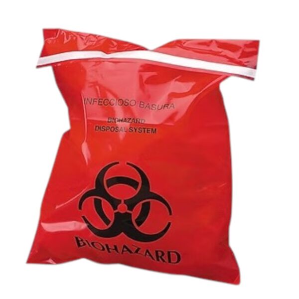 BOLSA PARA DESECHOS BIOINFECCIOSOS PEQUEÑA 18 X 20