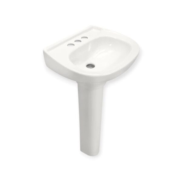 COMBO LAVAMANOS PEDESTAL BLANCO