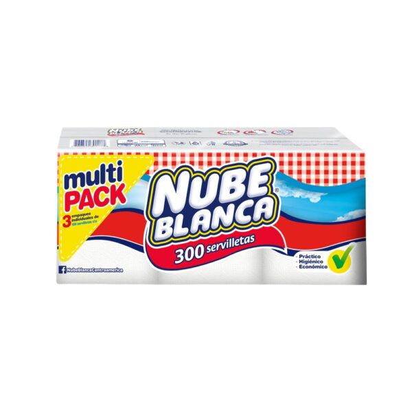 SERVILLETA NUBE BLANCA 300Un