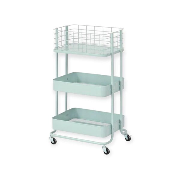 ORGANIZADOR CON RUEDAS 3 NIVELES COLOR BLANCO